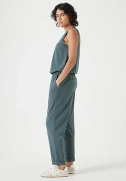 Cropped Jersey Jumpsuit