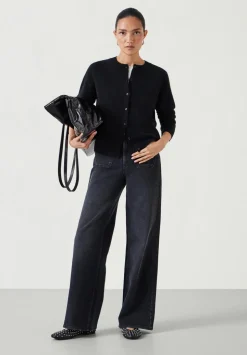 Daphne Cashmere Button Through Slim Cardigan