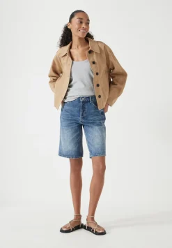 Denim Bermuda Shorts