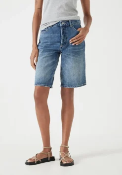 Denim Bermuda Shorts