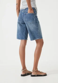 Denim Bermuda Shorts