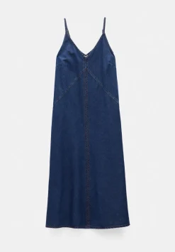 Denim Maxi Slip Dress