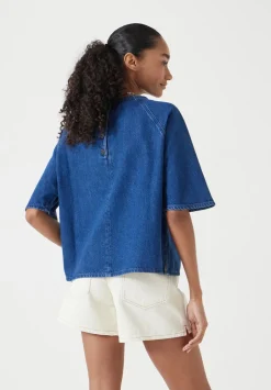 Denim Raglan Tee