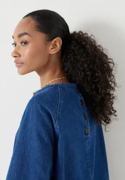 Denim Raglan Tee