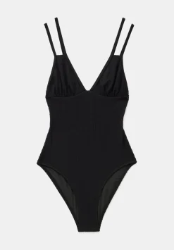 Dina Double Strap Crinkle Swimsuit
