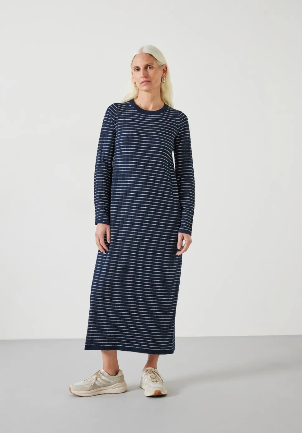 Dixie Cotton Striped Knitted Dress