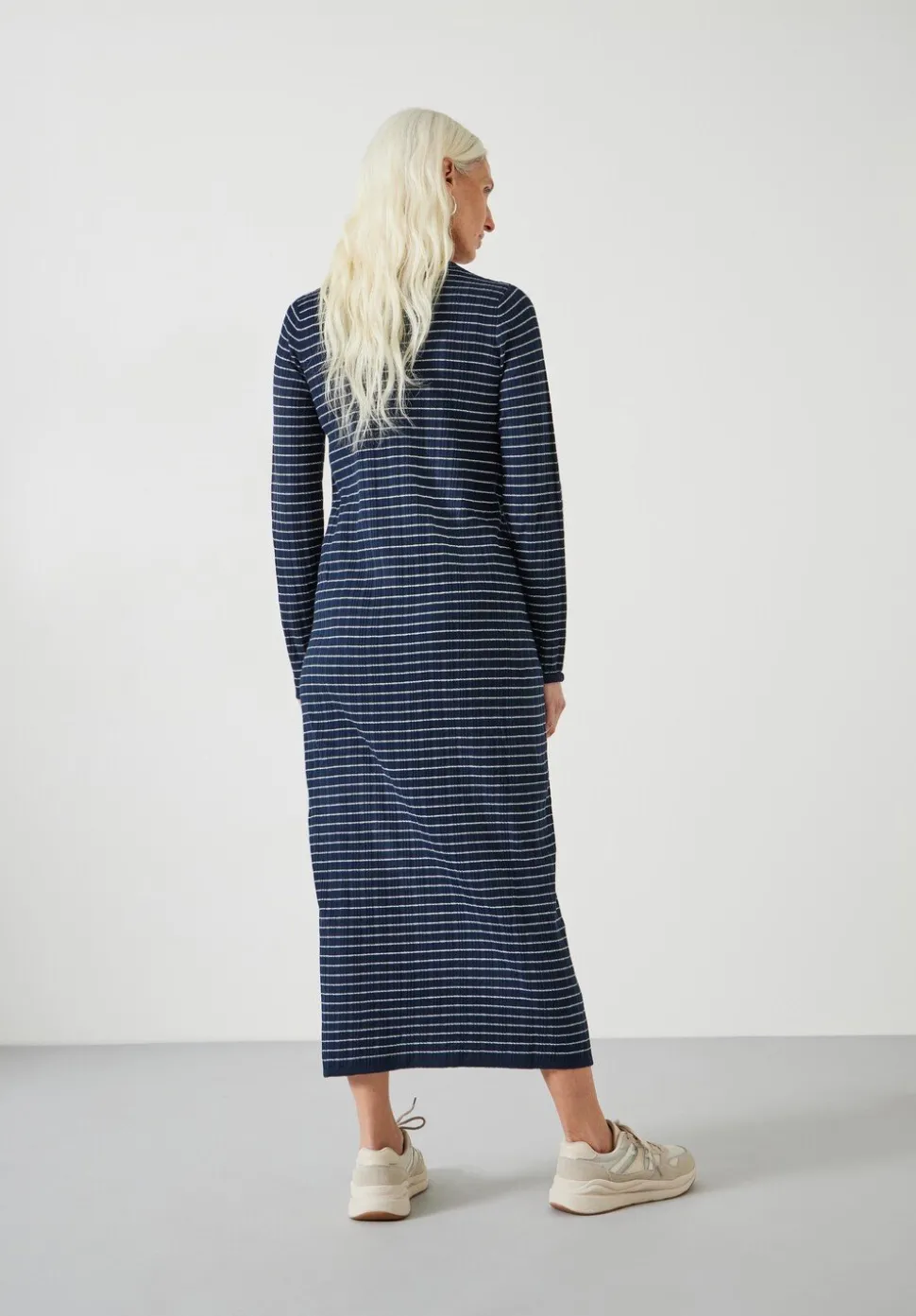 Dixie Cotton Striped Knitted Dress