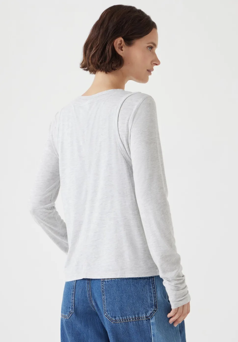 Double Layer Long Sleeve Top