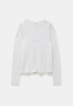 Double Layer Long Sleeve Top