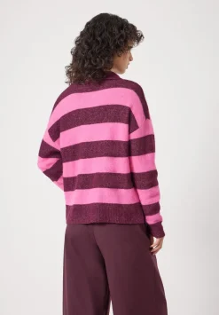 Drew Wool Blend Relaxed Rugby Jumper