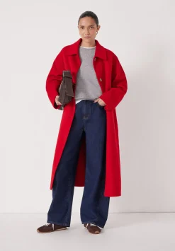 Edie Pure Wool Double Faced Coat