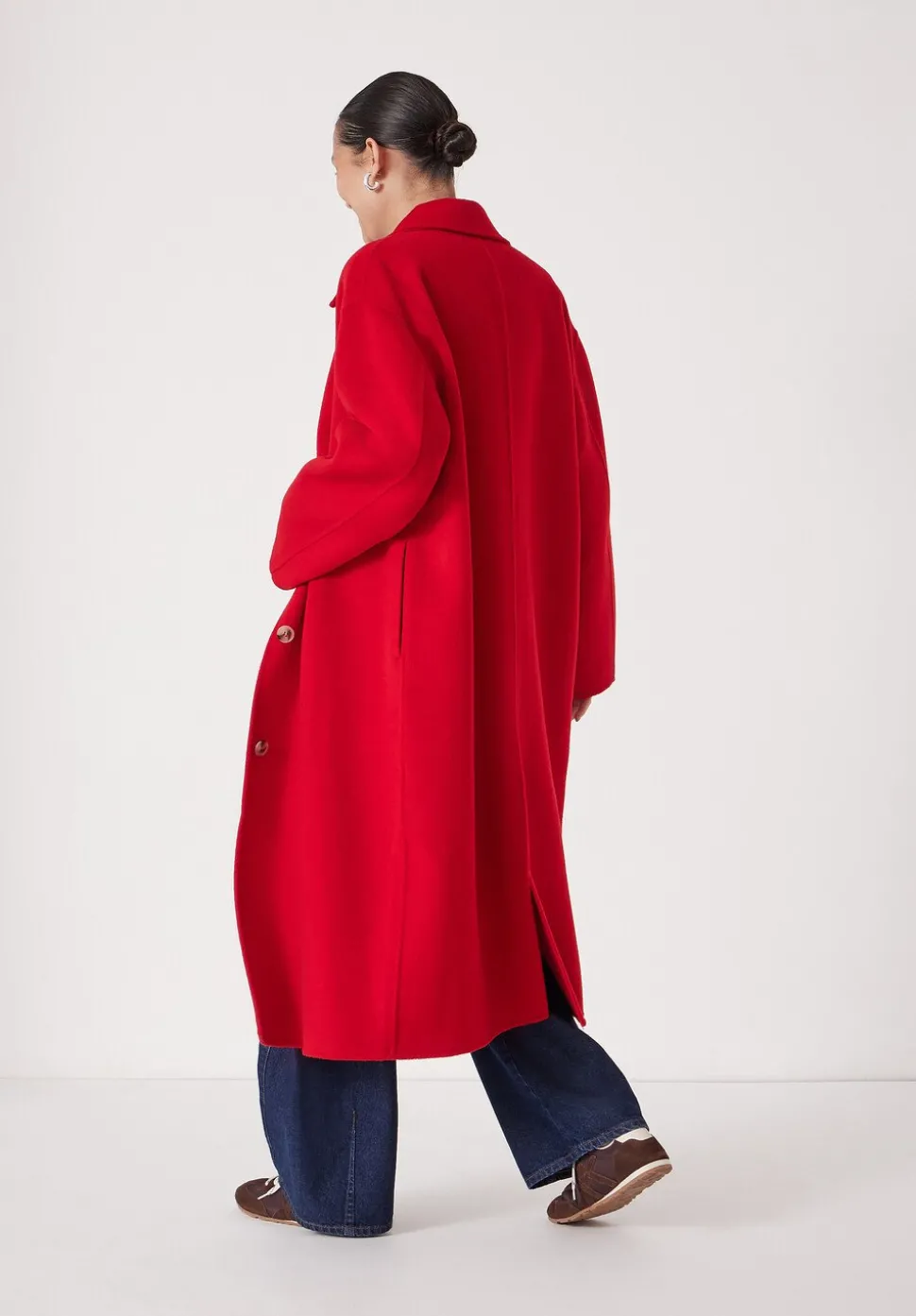 Edie Pure Wool Double Faced Coat