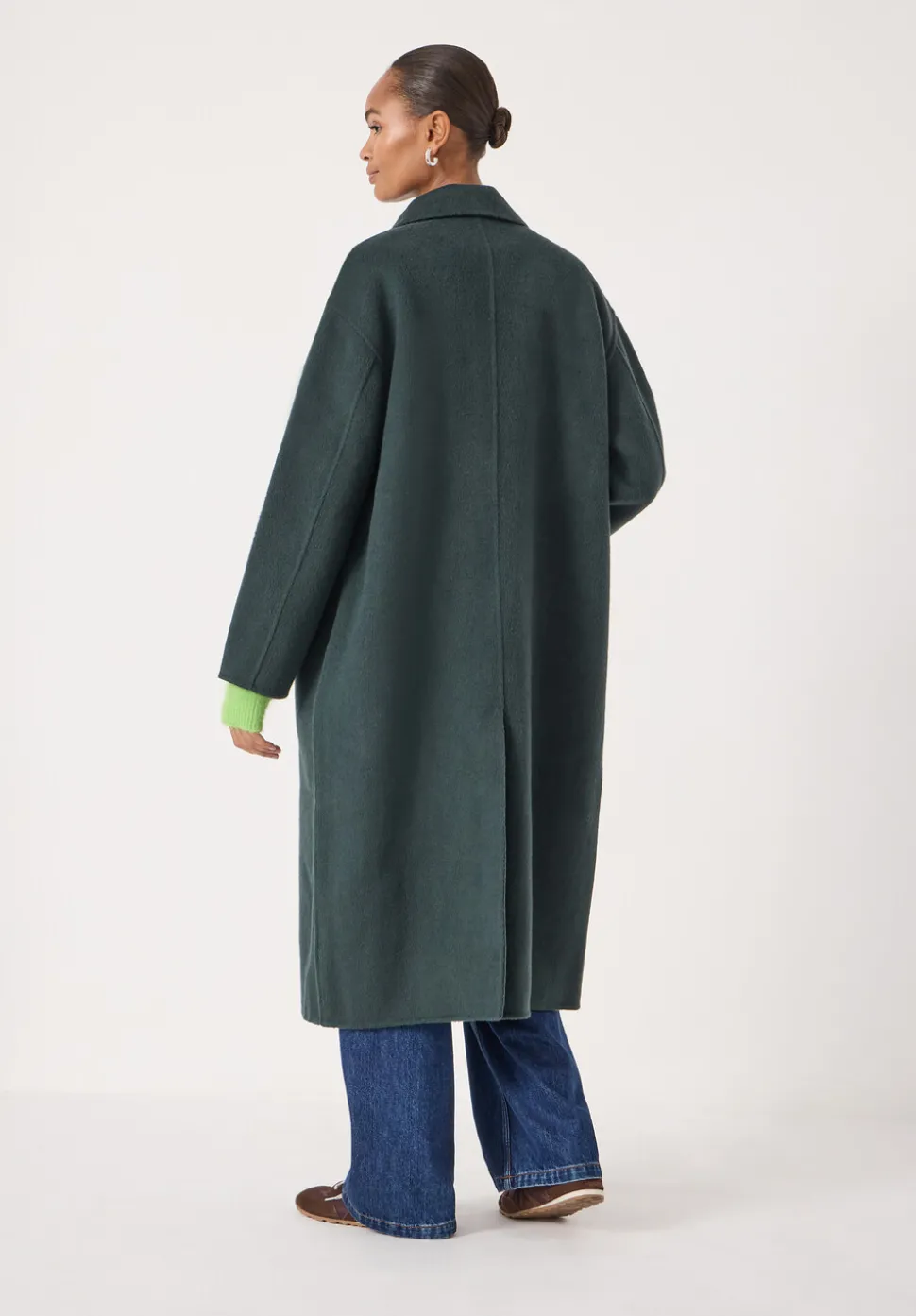 Edie Pure Wool Double Faced Coat