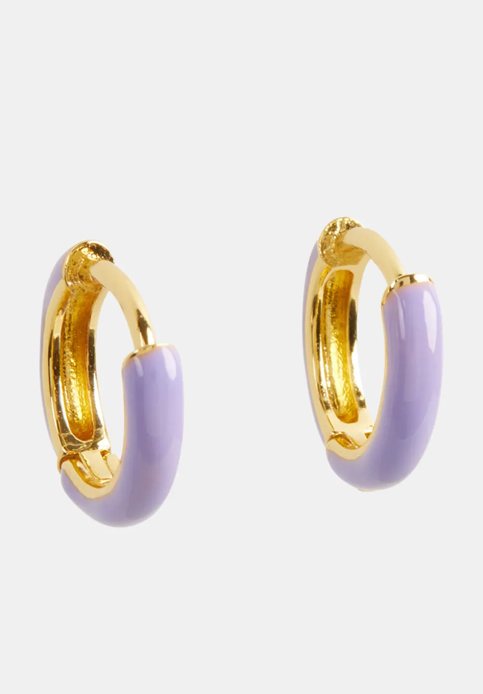 Effie Enamel Hoop Earring