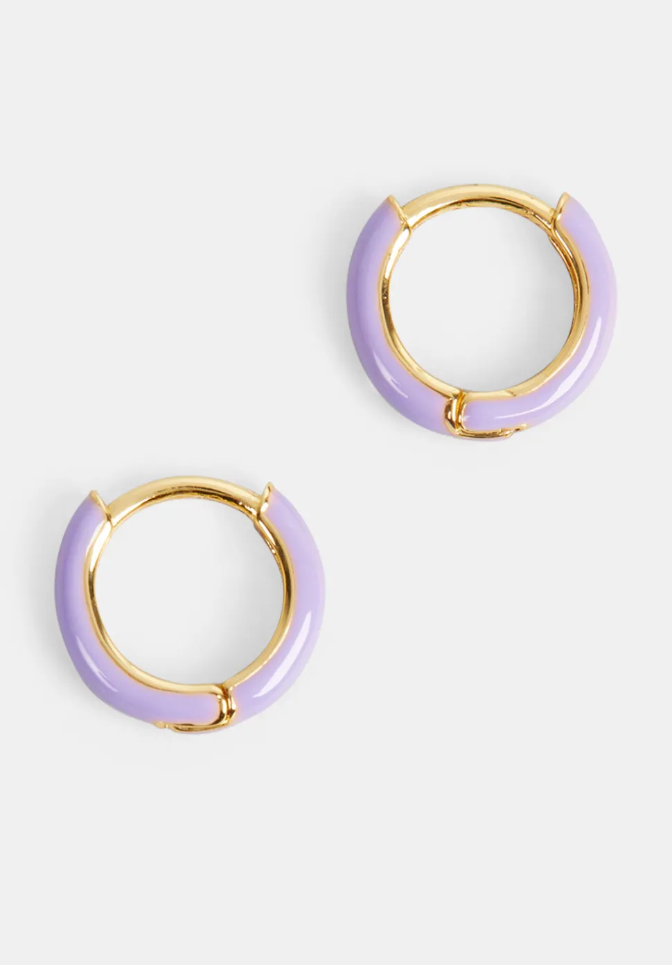 Effie Enamel Hoop Earring