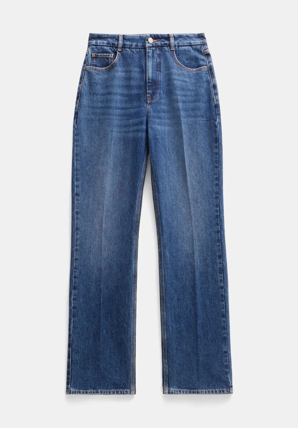 Elliot High Waisted Straight Jeans