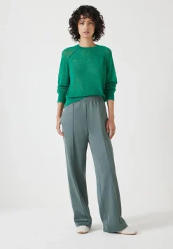 Elsie Gauzy Wool Blend Crew Jumper