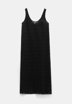 Embroidered Sleeveless Floral Dress
