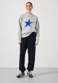 Embroidered Star Relaxed Sweatshirt
