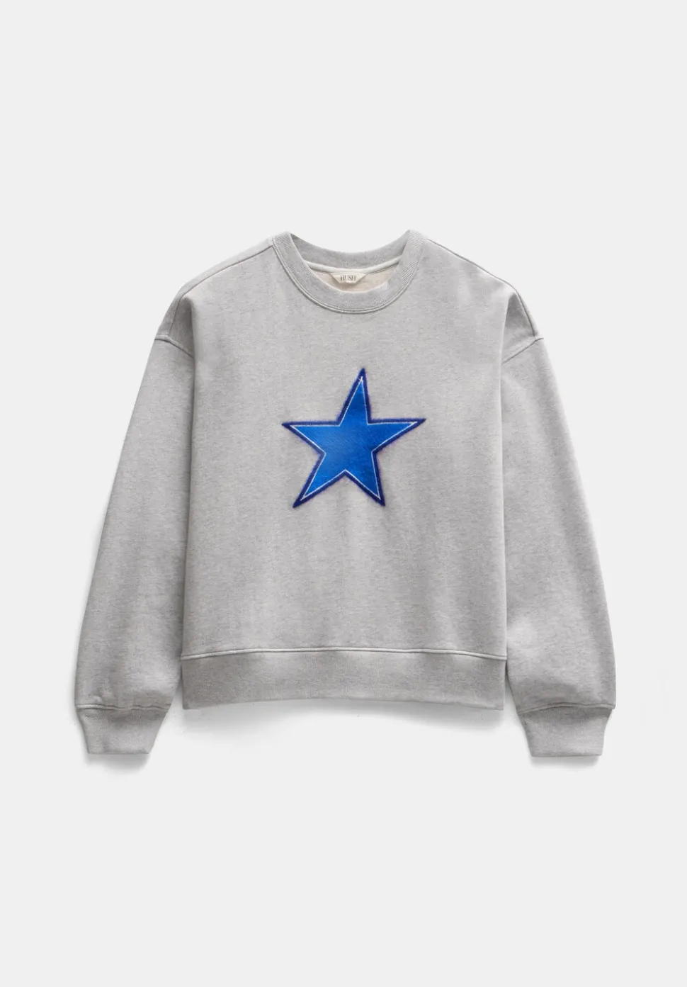 Embroidered Star Relaxed Sweatshirt