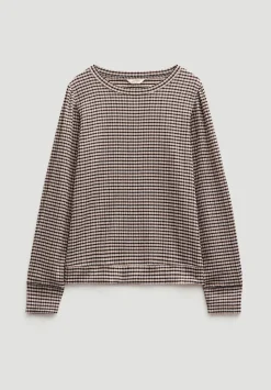 Emily Gingham Puff Sleeve Top
