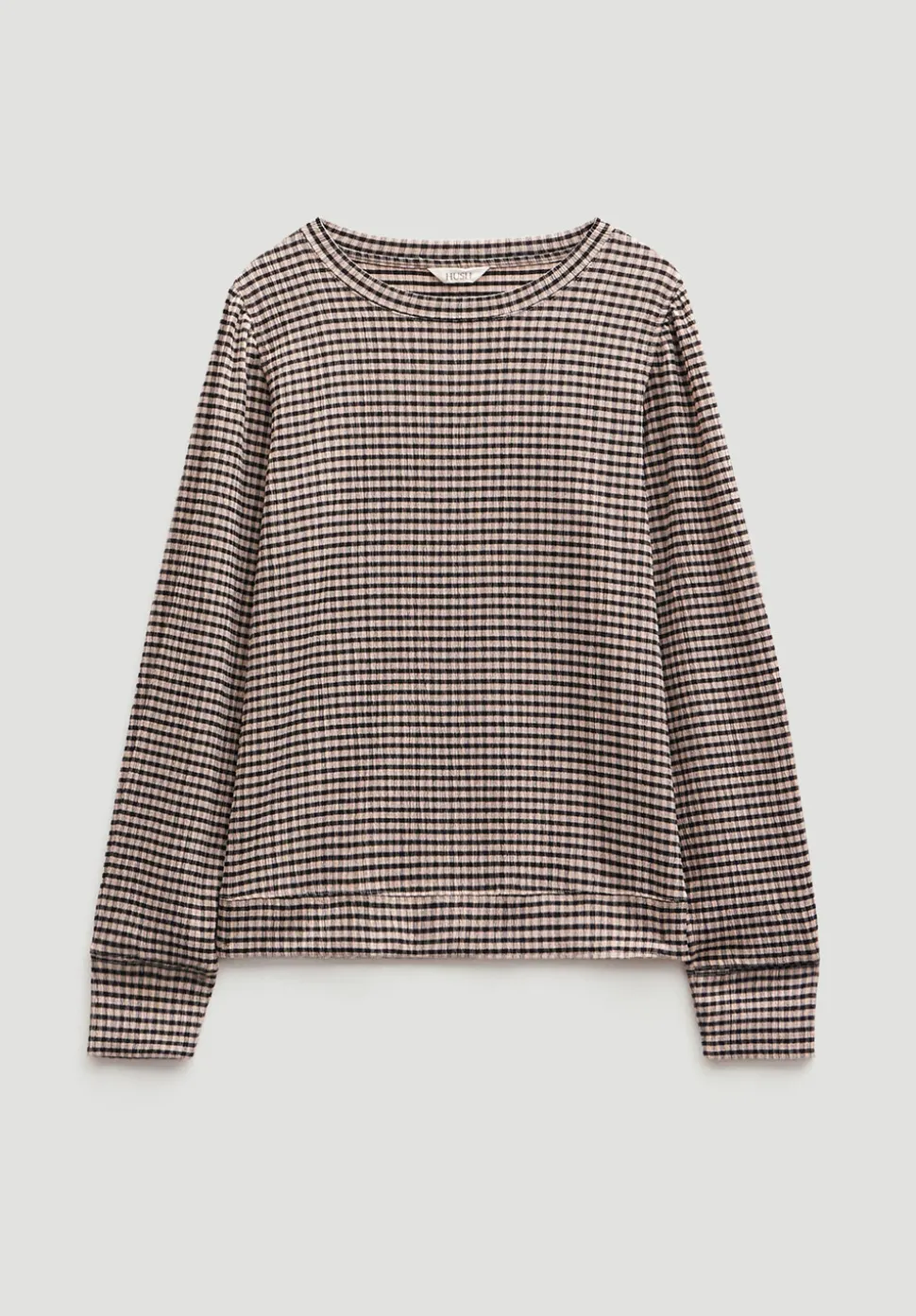 Emily Gingham Puff Sleeve Top
