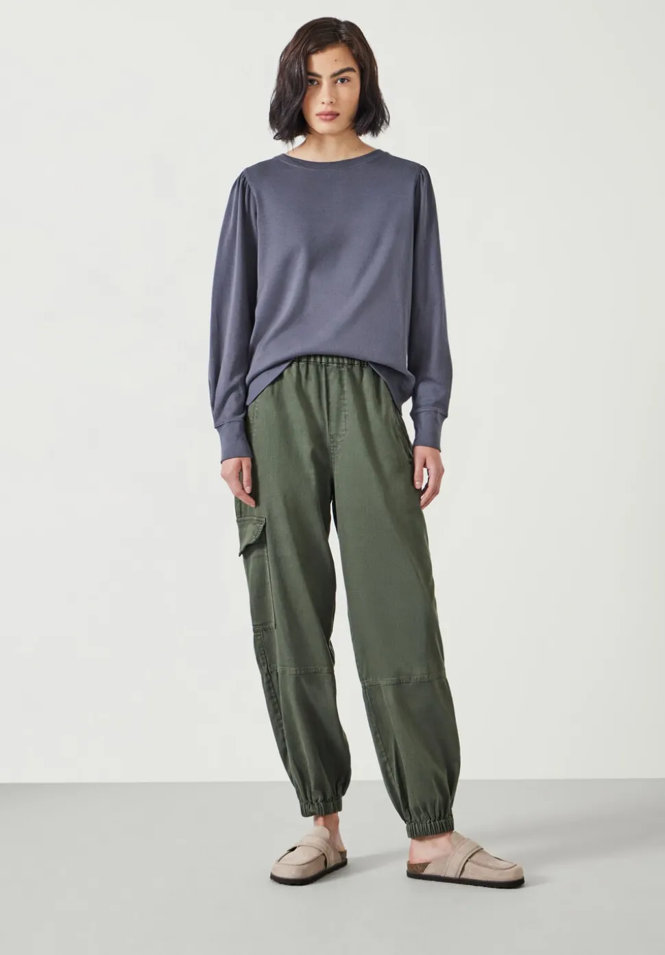 Emily Puff Sleeve Cotton Jersey Top