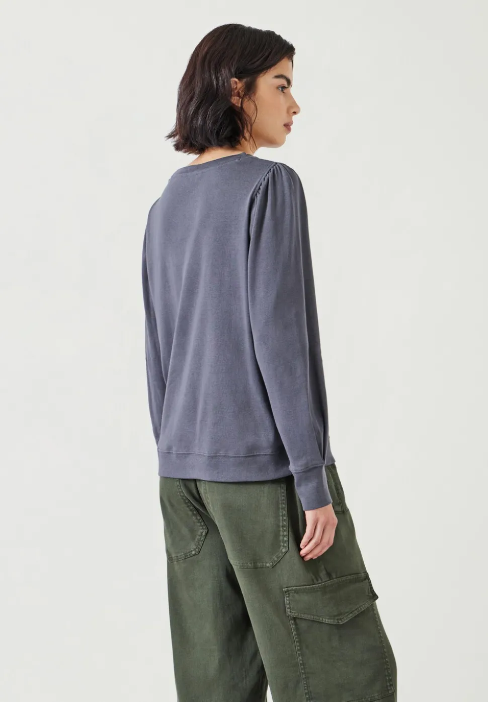 Emily Puff Sleeve Cotton Jersey Top