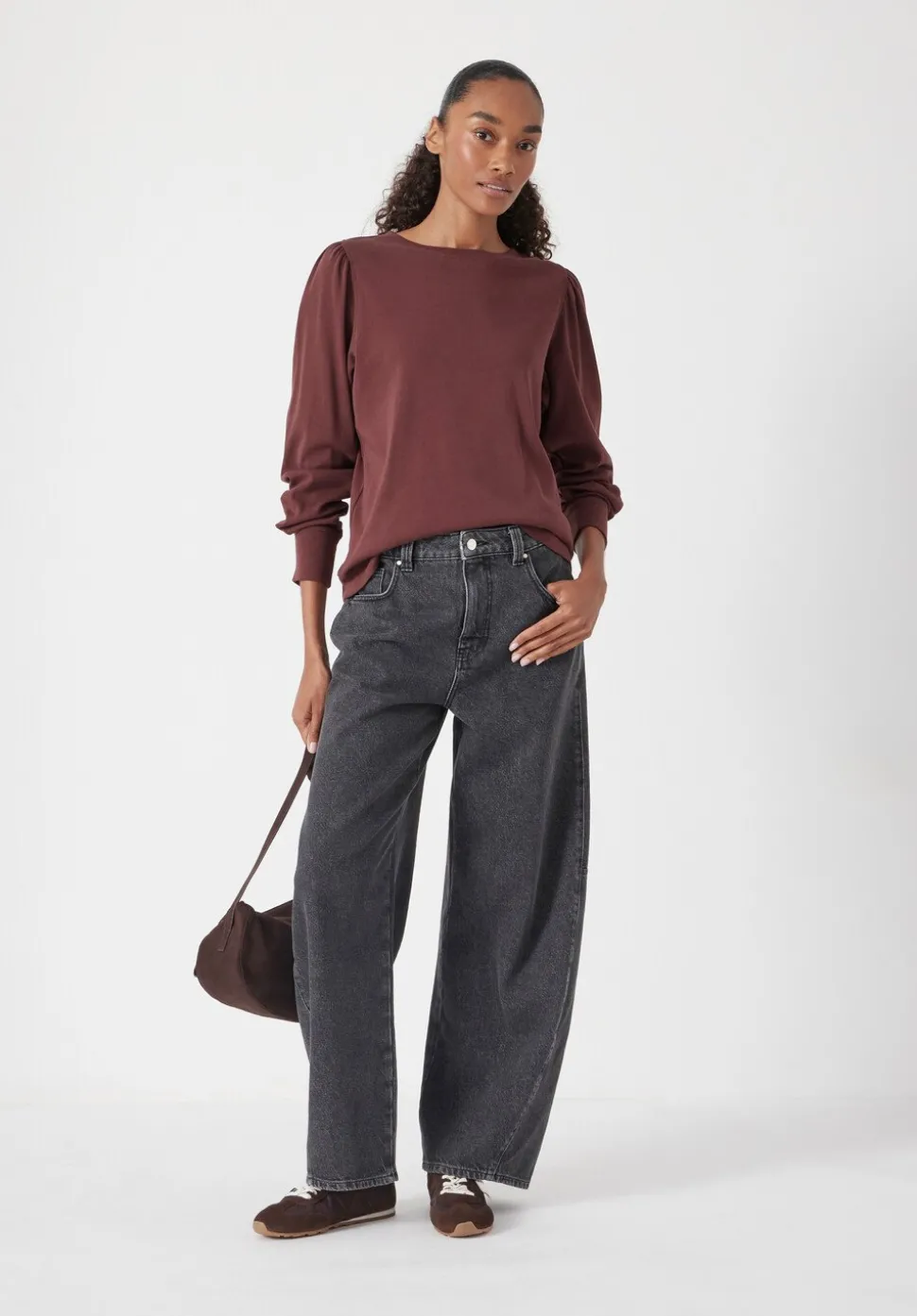 Emily Puff Sleeve Cotton Jersey Top