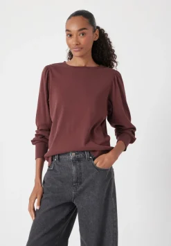 Emily Puff Sleeve Cotton Jersey Top