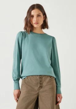 Emily Puff Sleeve Cotton Jersey Top