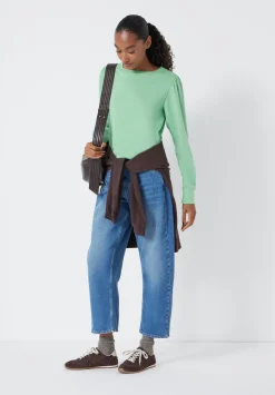 Emily Puff Sleeve Cotton Jersey Top