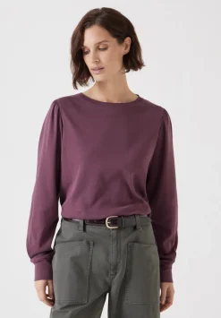 Emily Puff Sleeve Cotton Jersey Top