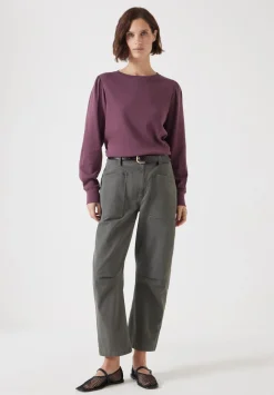 Emily Puff Sleeve Cotton Jersey Top