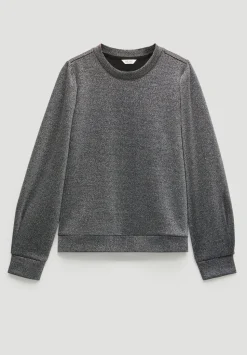 Emily Sparkle Puff Sleeve Jersey Top