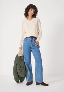 Emily V-Neck Puff Sleeve Top