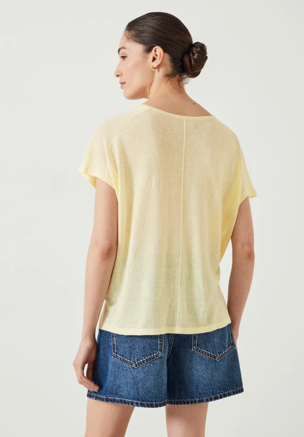 Emmerline Linen Blend Knitted Top
