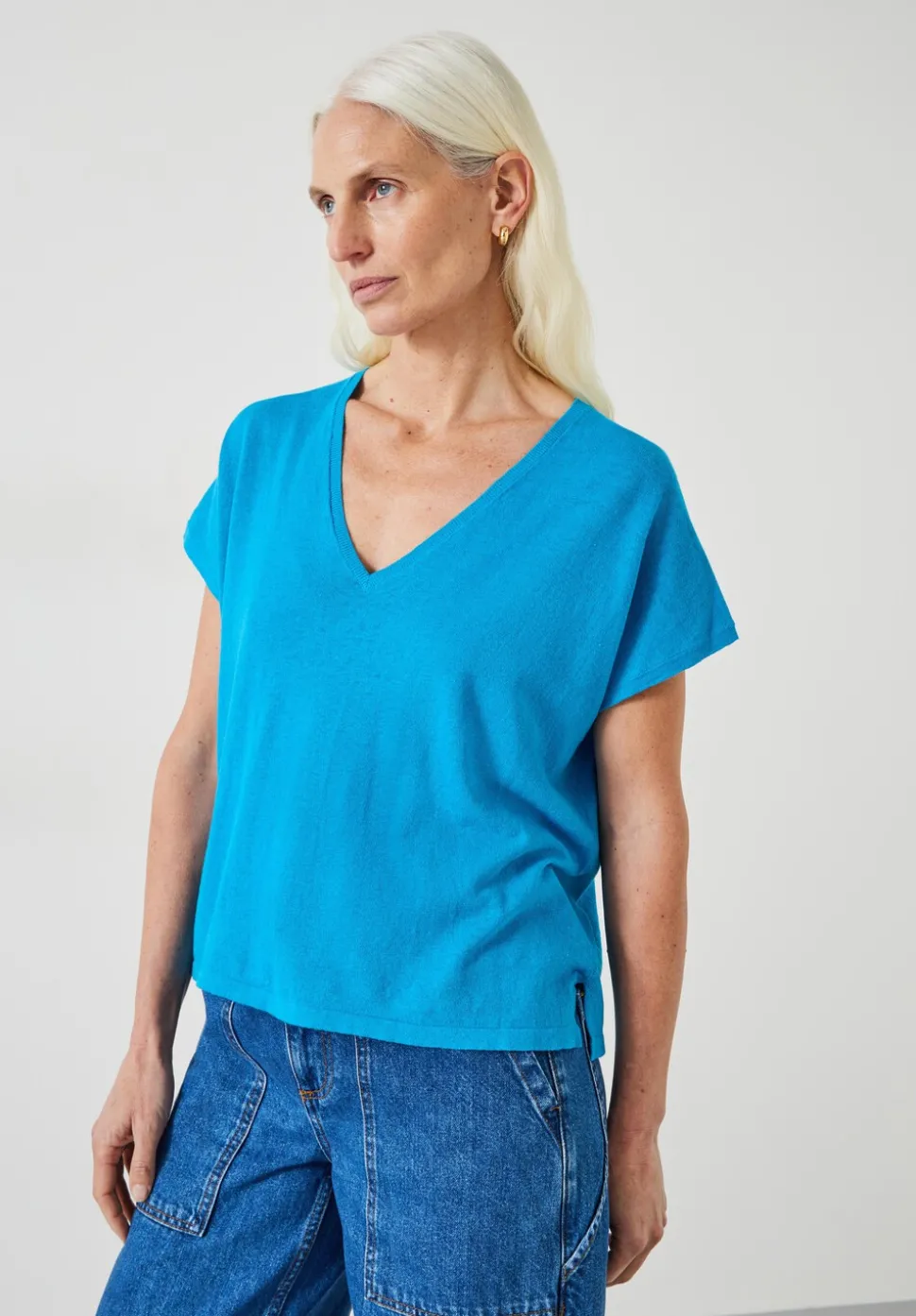 Emmerline Linen Blend Knitted Top