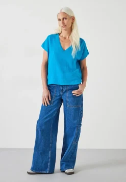 Emmerline Linen Blend Knitted Top