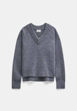 Erica Merino Wool V Neck Jumper