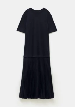 Esme Short Sleeve Pleated Midi Dress