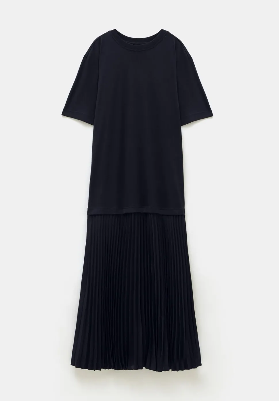 Esme Short Sleeve Pleated Midi Dress
