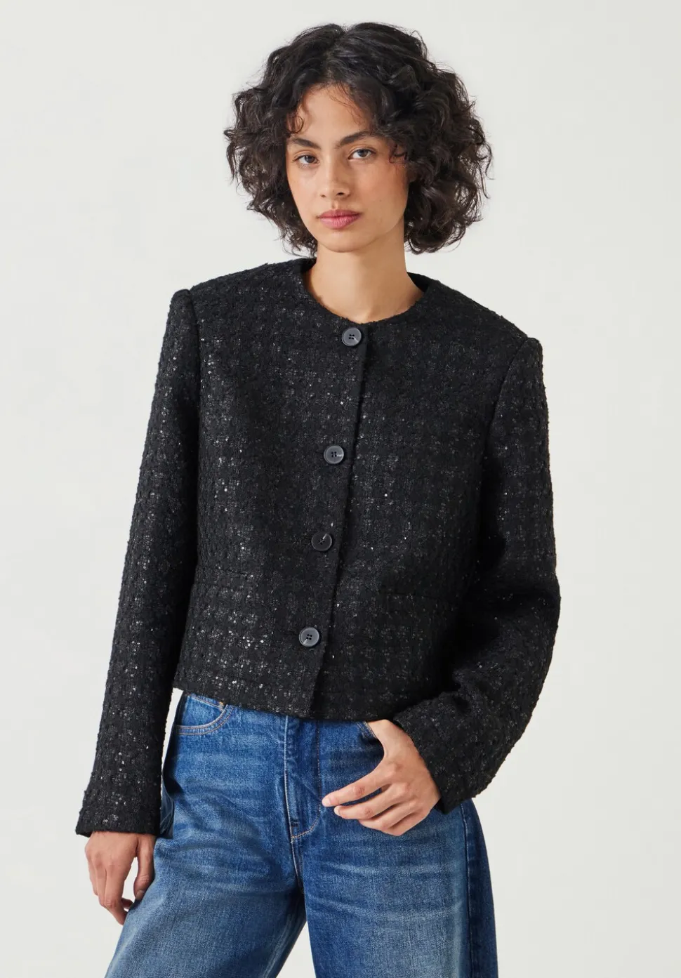 Ester Sequin Boucle Jacket