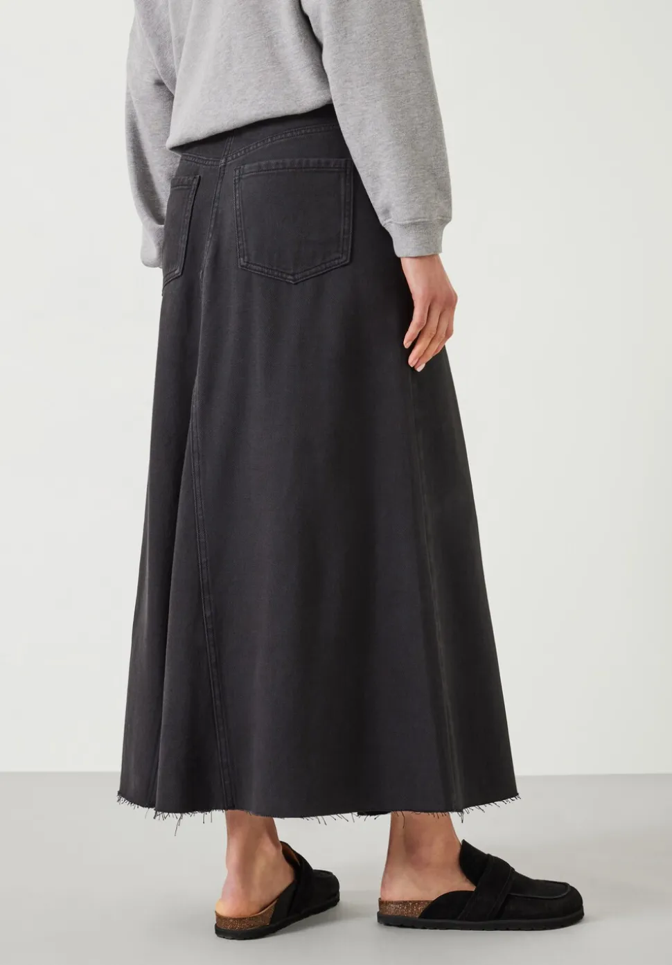 Eva Denim Maxi Skirt