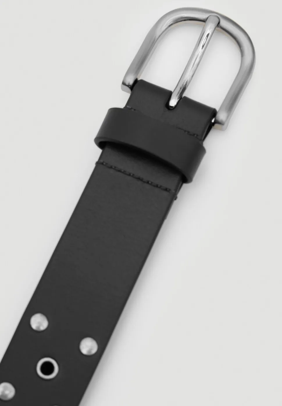 Eyelet Leather Belt