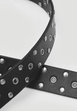 Eyelet Leather Belt