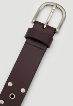 Eyelet Leather Belt
