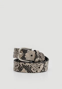 Eyelet Leather Belt