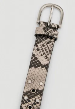 Eyelet Leather Belt