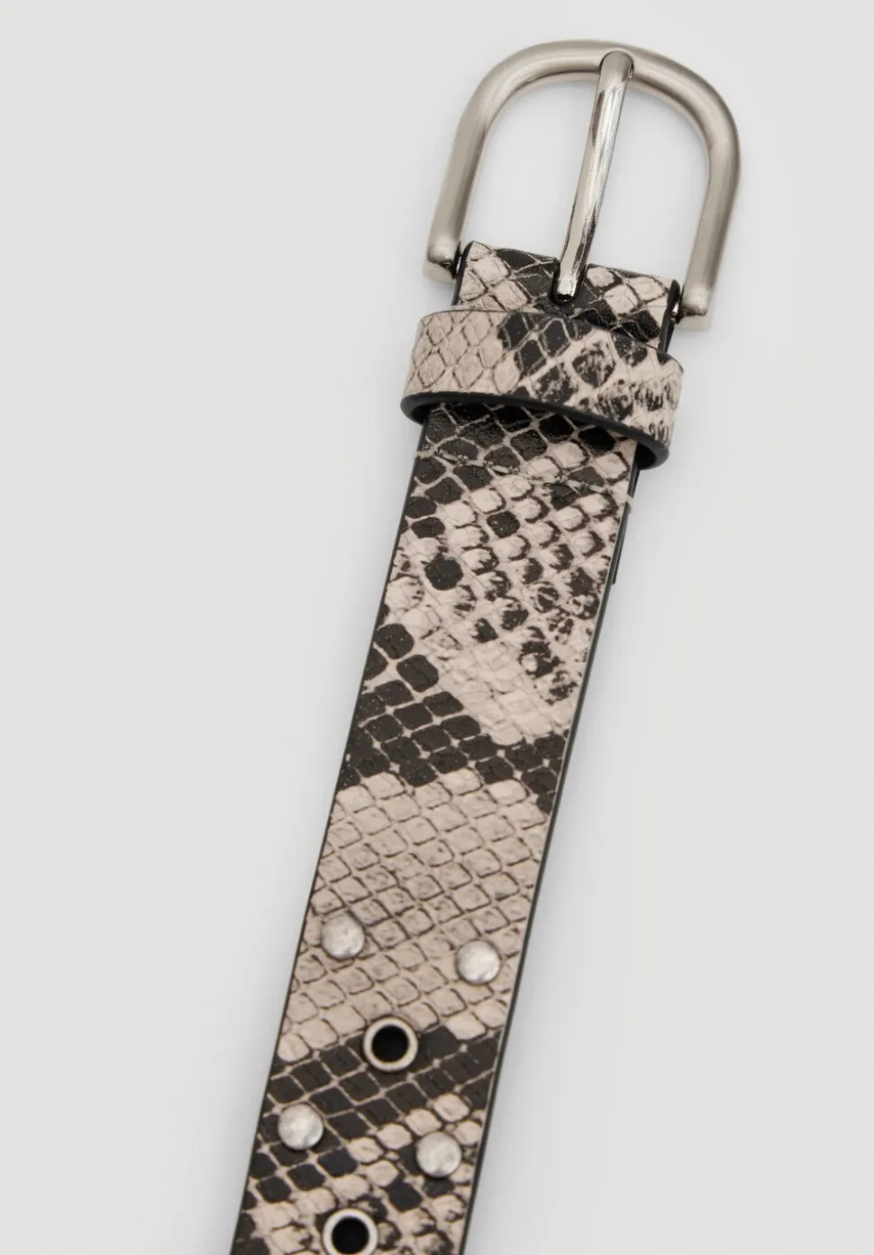 Eyelet Leather Belt
